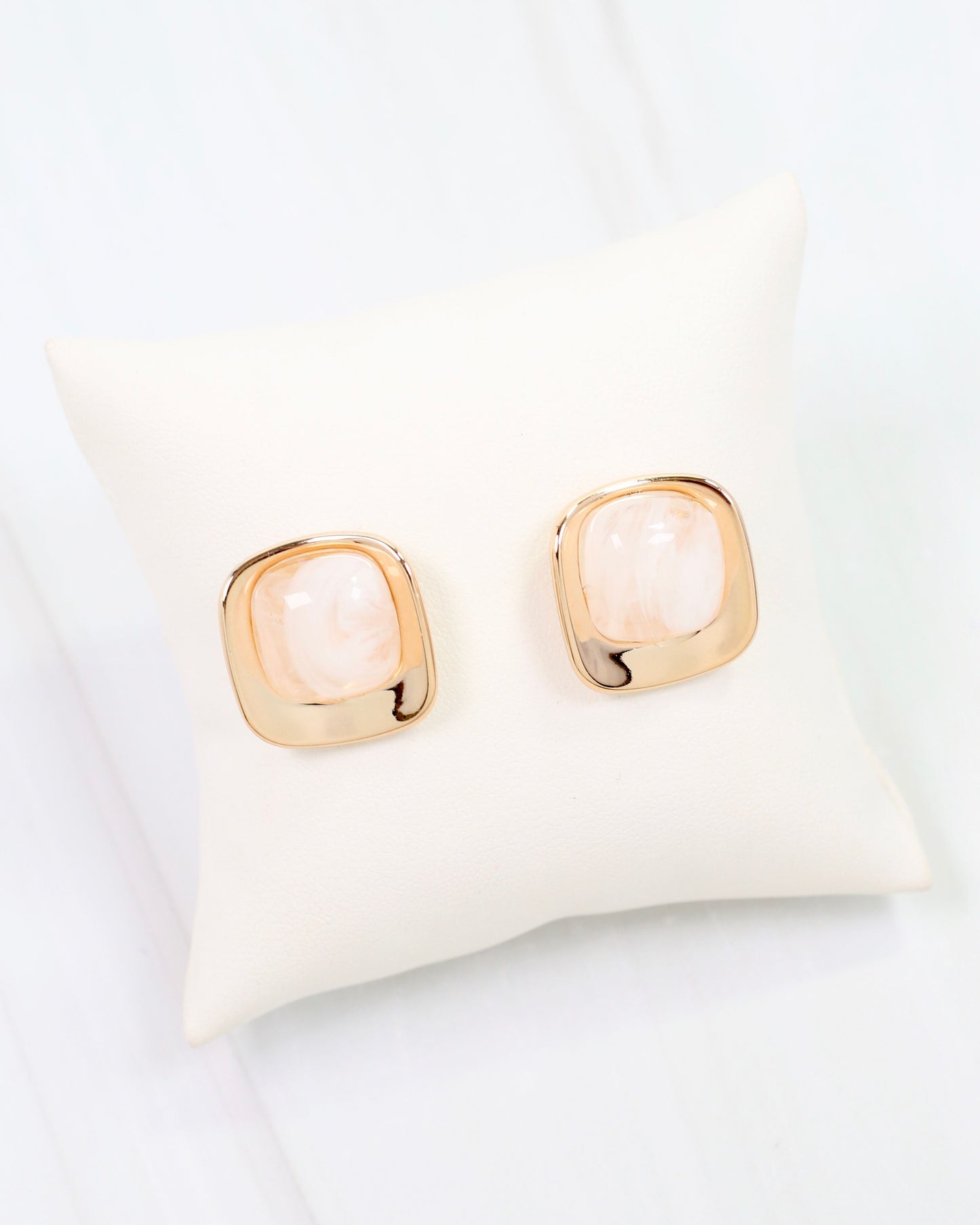 Waterbury Stud Earring Ivory