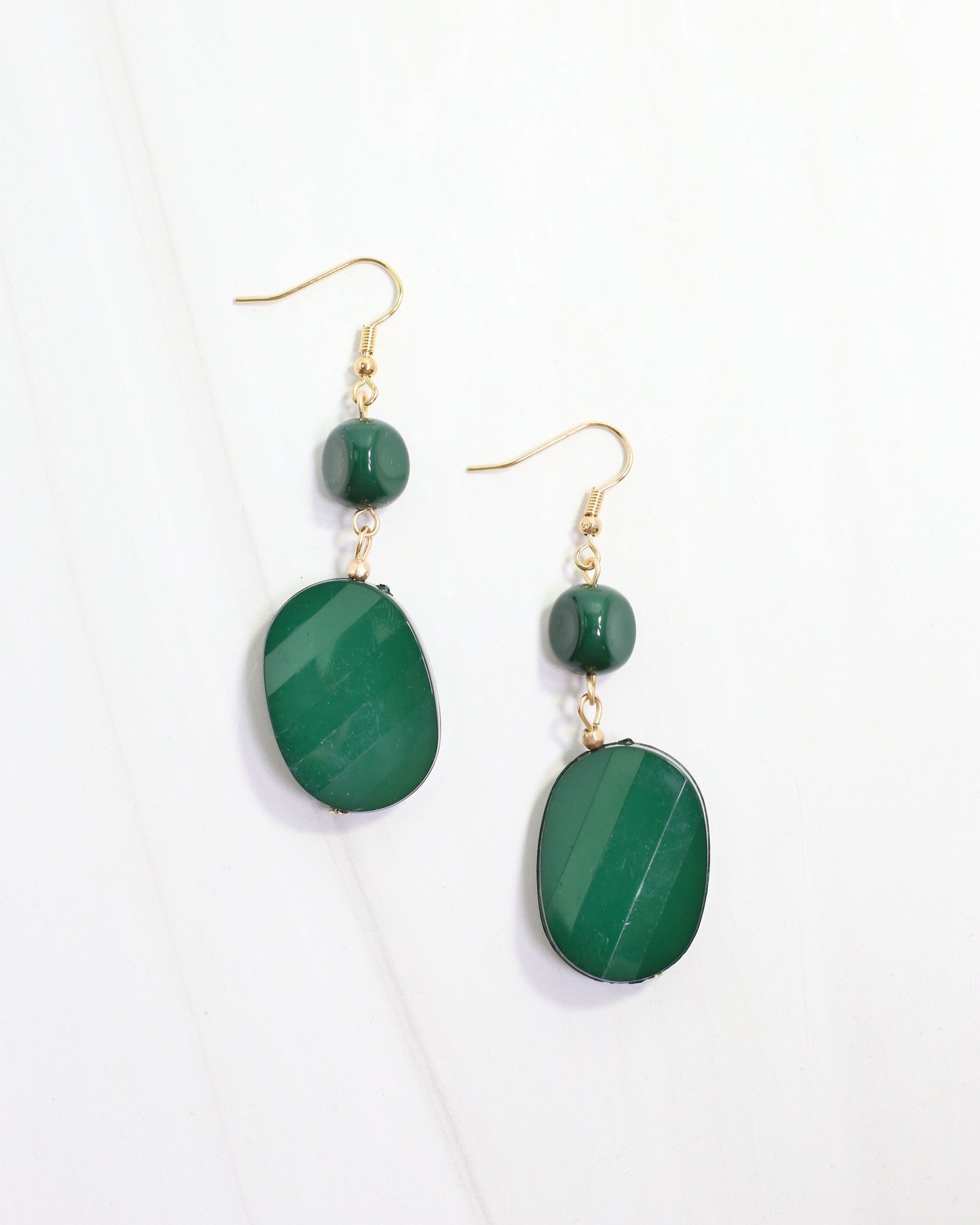 Adair Court Beaded Earring Green