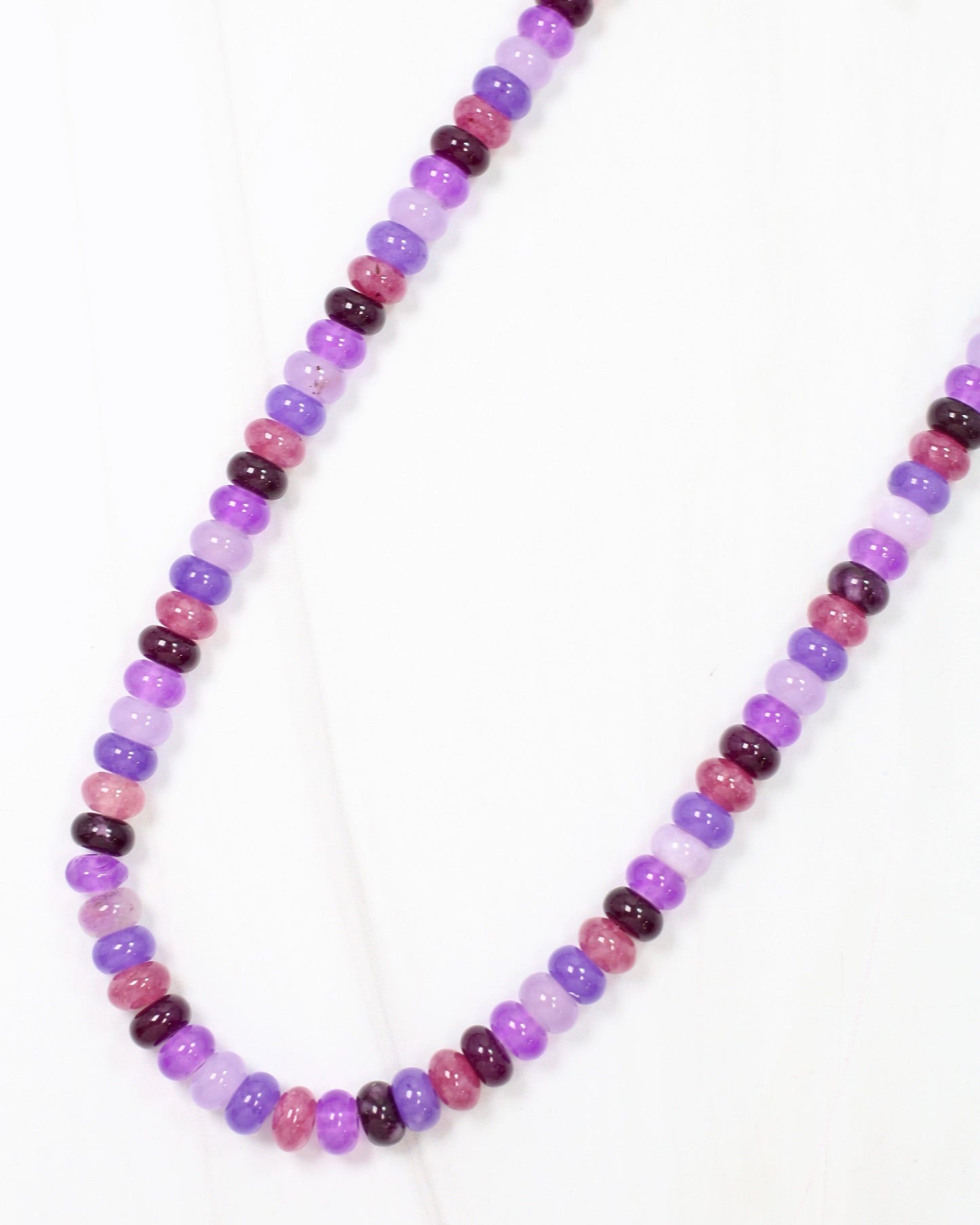 Regency Beaded Necklace Purple