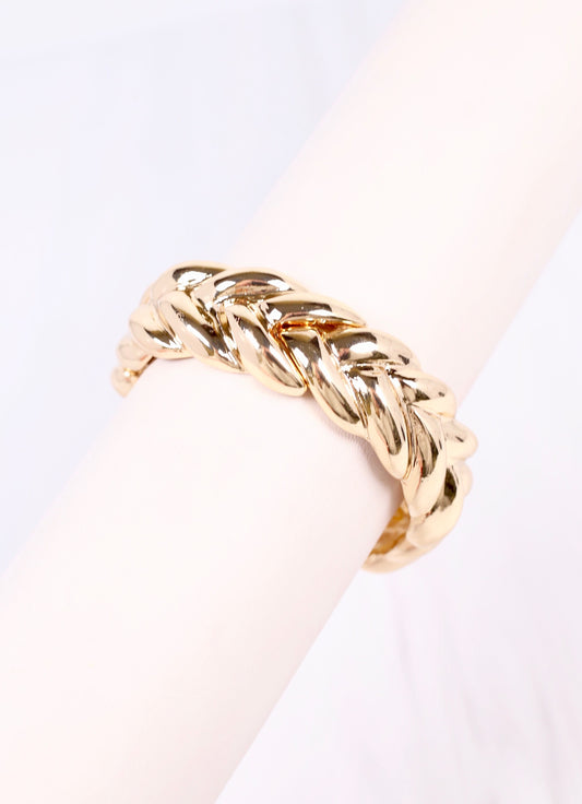 Buddy Stretch Bracelet Gold