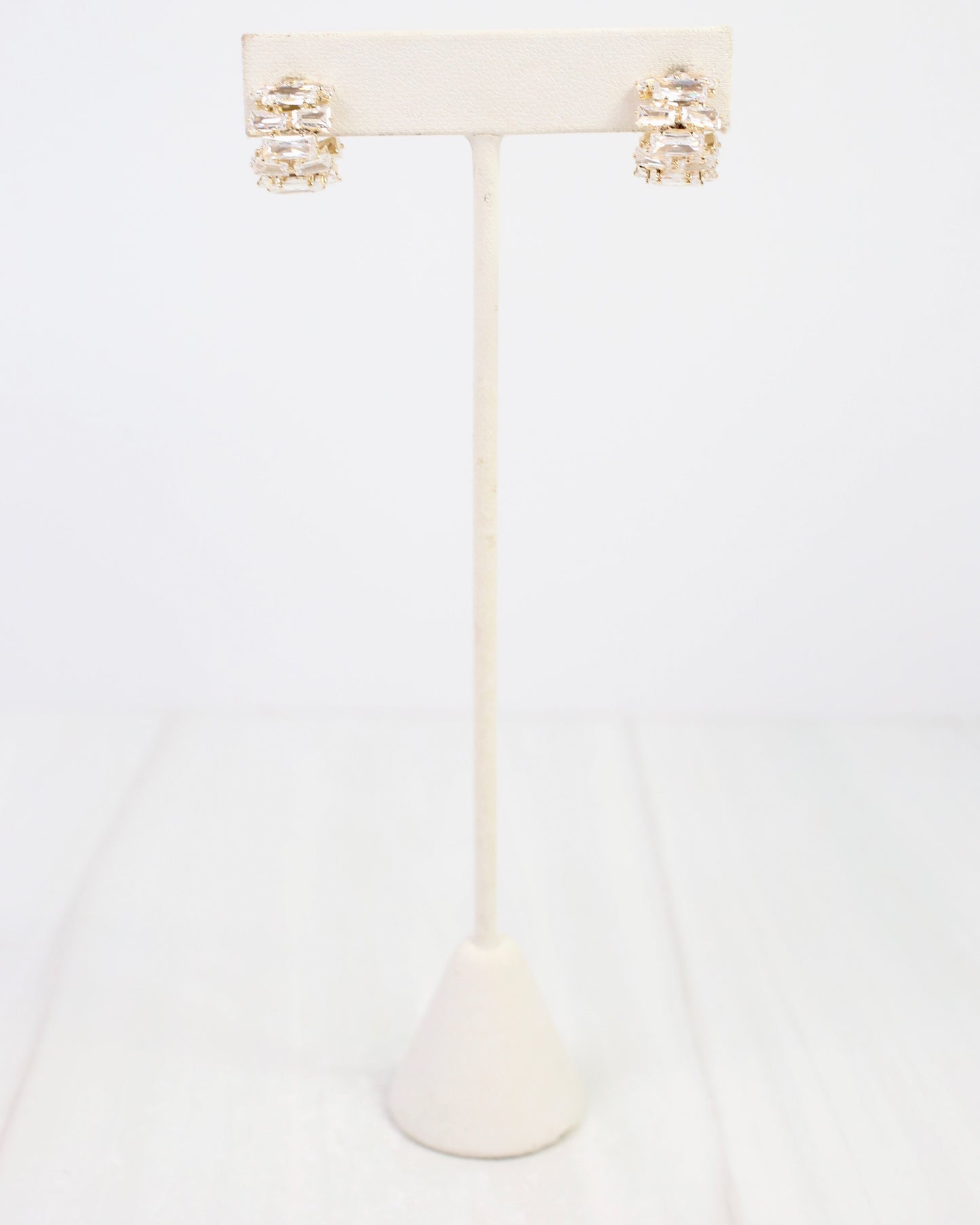 Elloree Crystal Hoop Gold