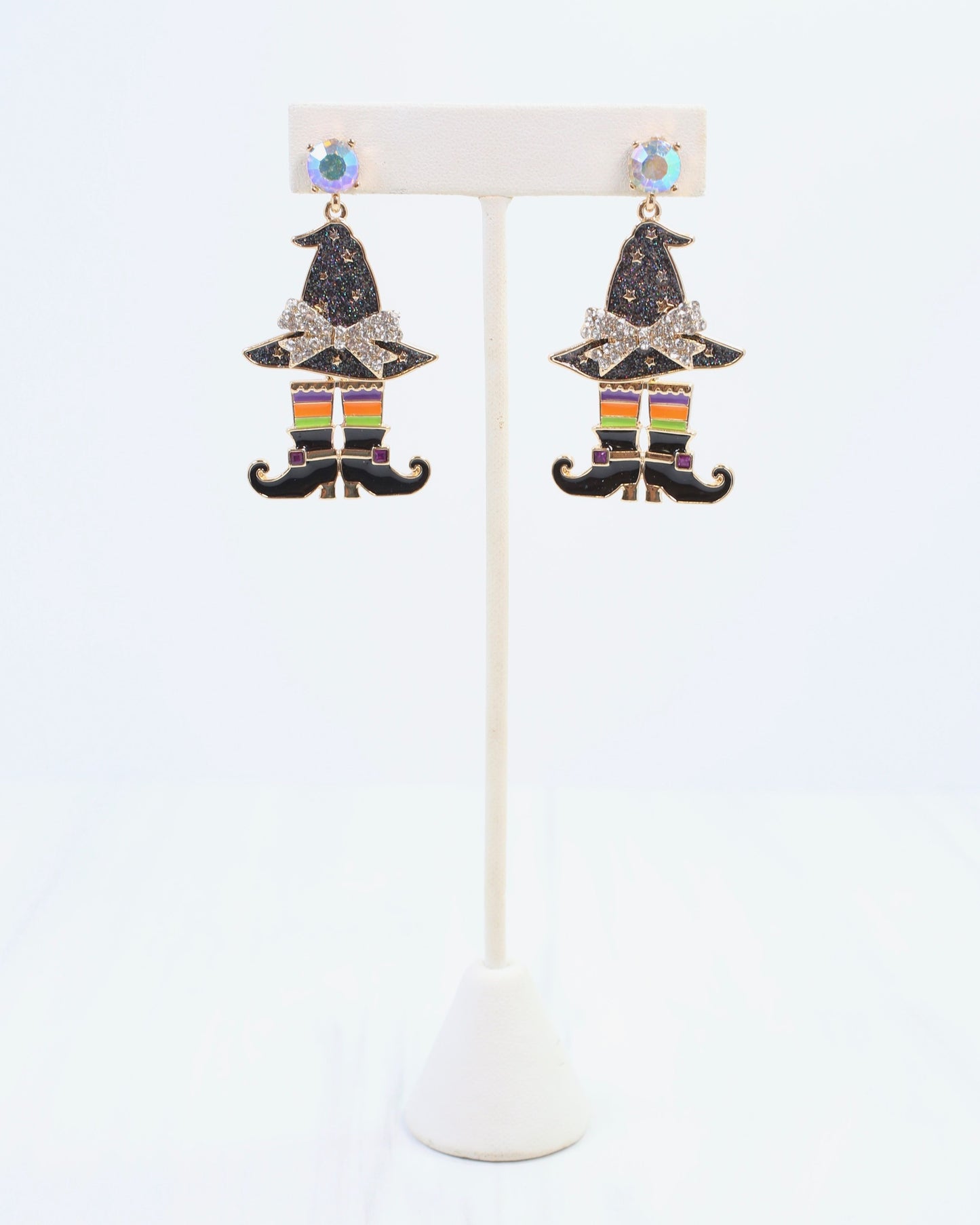 Head to Toe Halloween Earring Black