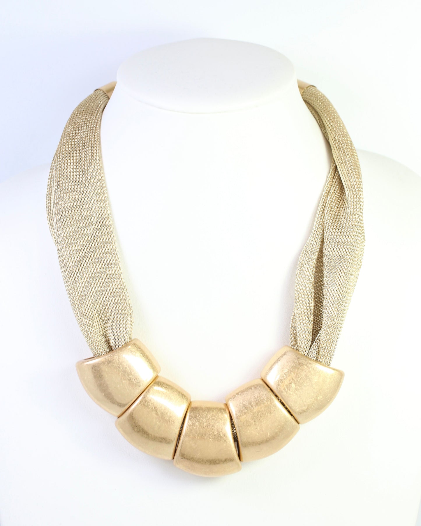 Alexis Mesh Necklace Gold
