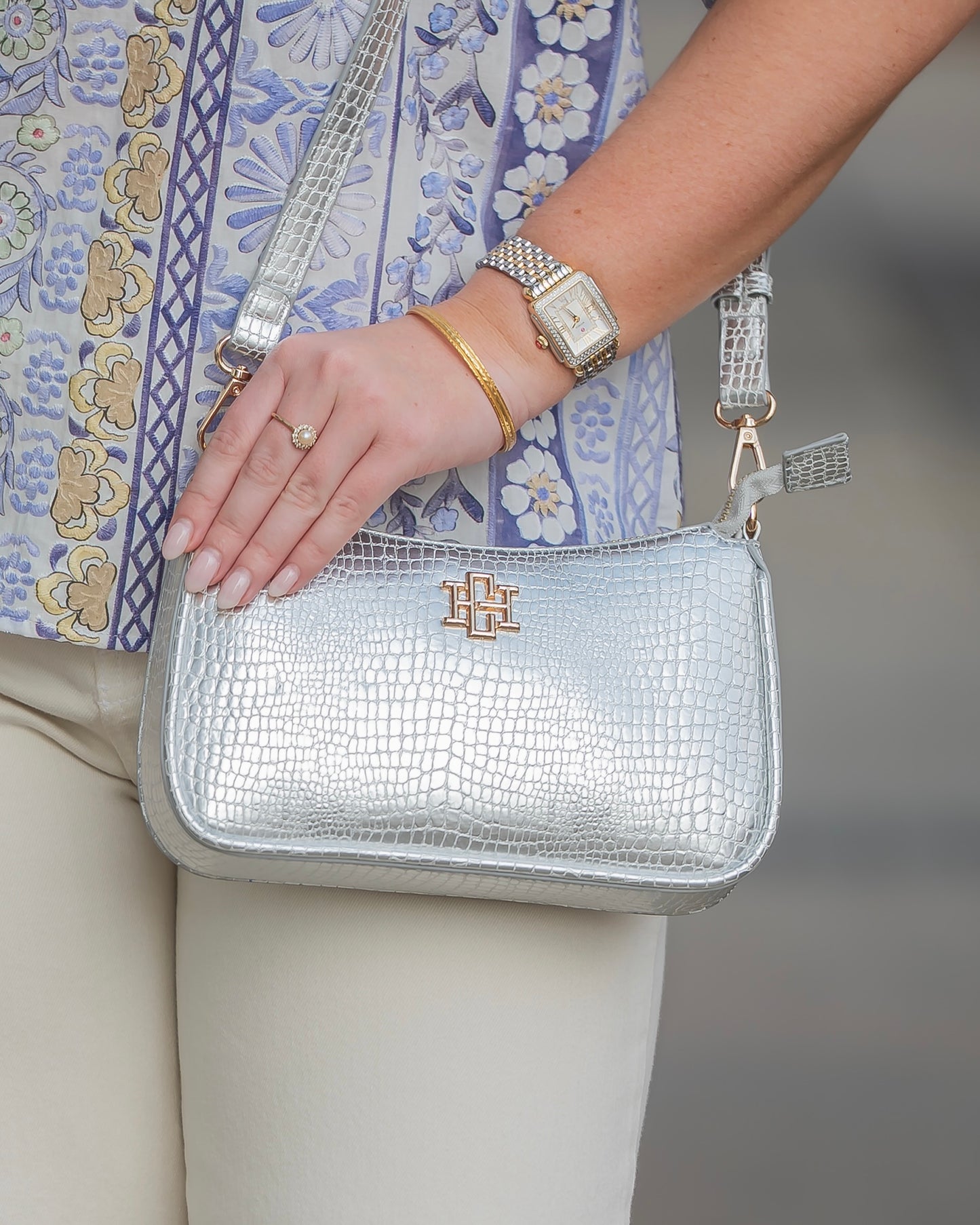 Joan Crossbody Silver EC