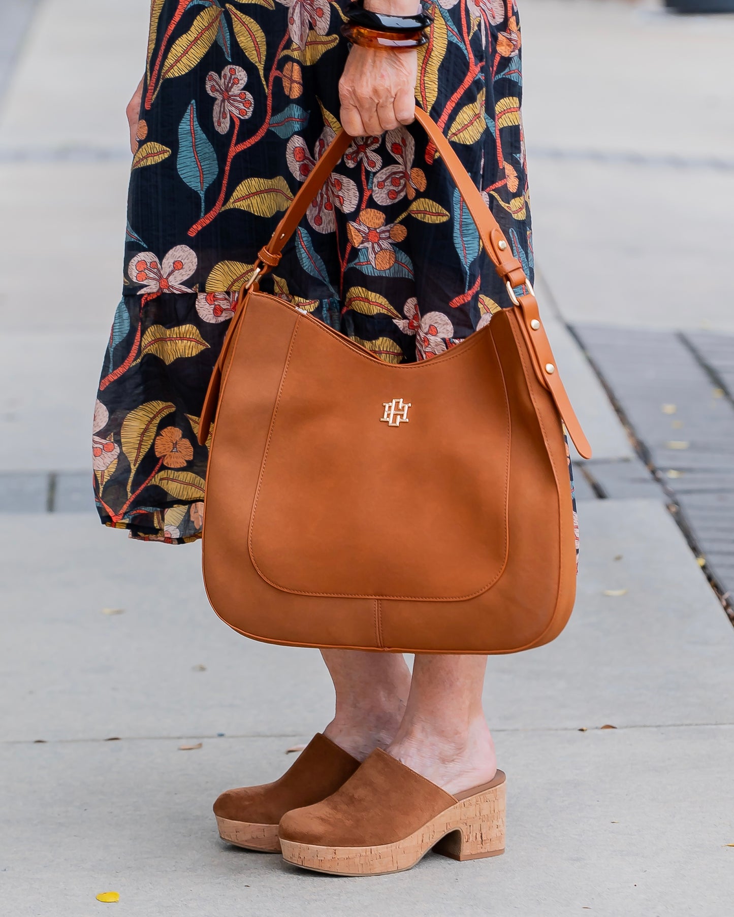 Hadlee Hobo Bag Saddle S