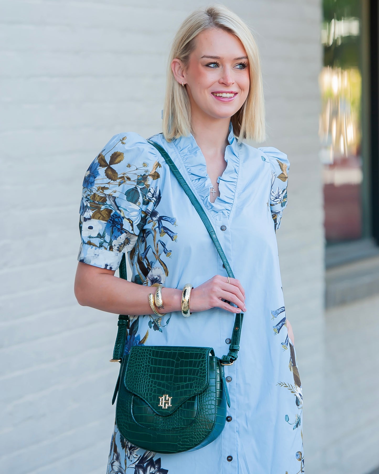 Sasha Handbag Hunter Green EC