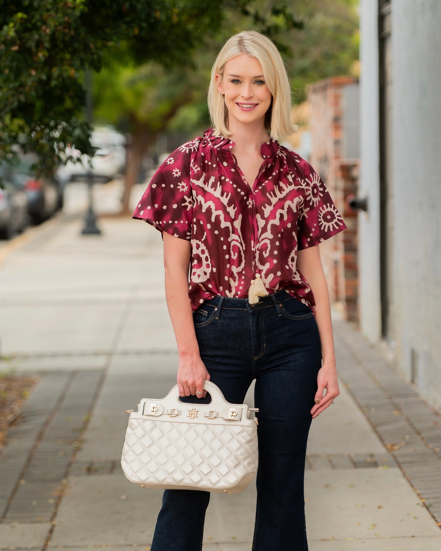 Savannah Handbag Pearl DQ