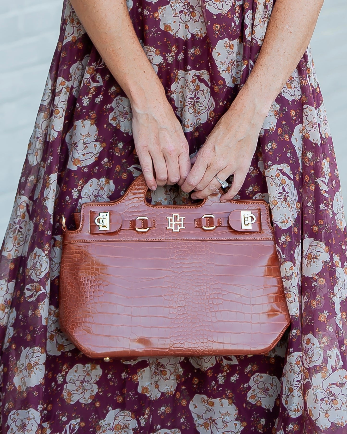 Savannah Handbag Saddle EC