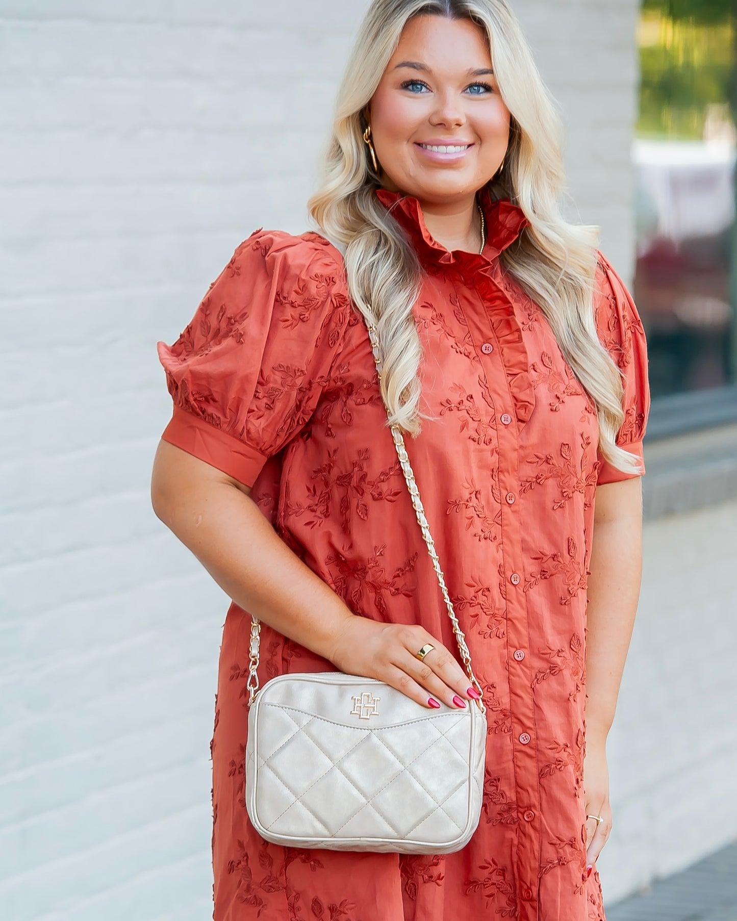 Fiona Crossbody Gold Shimmer LD