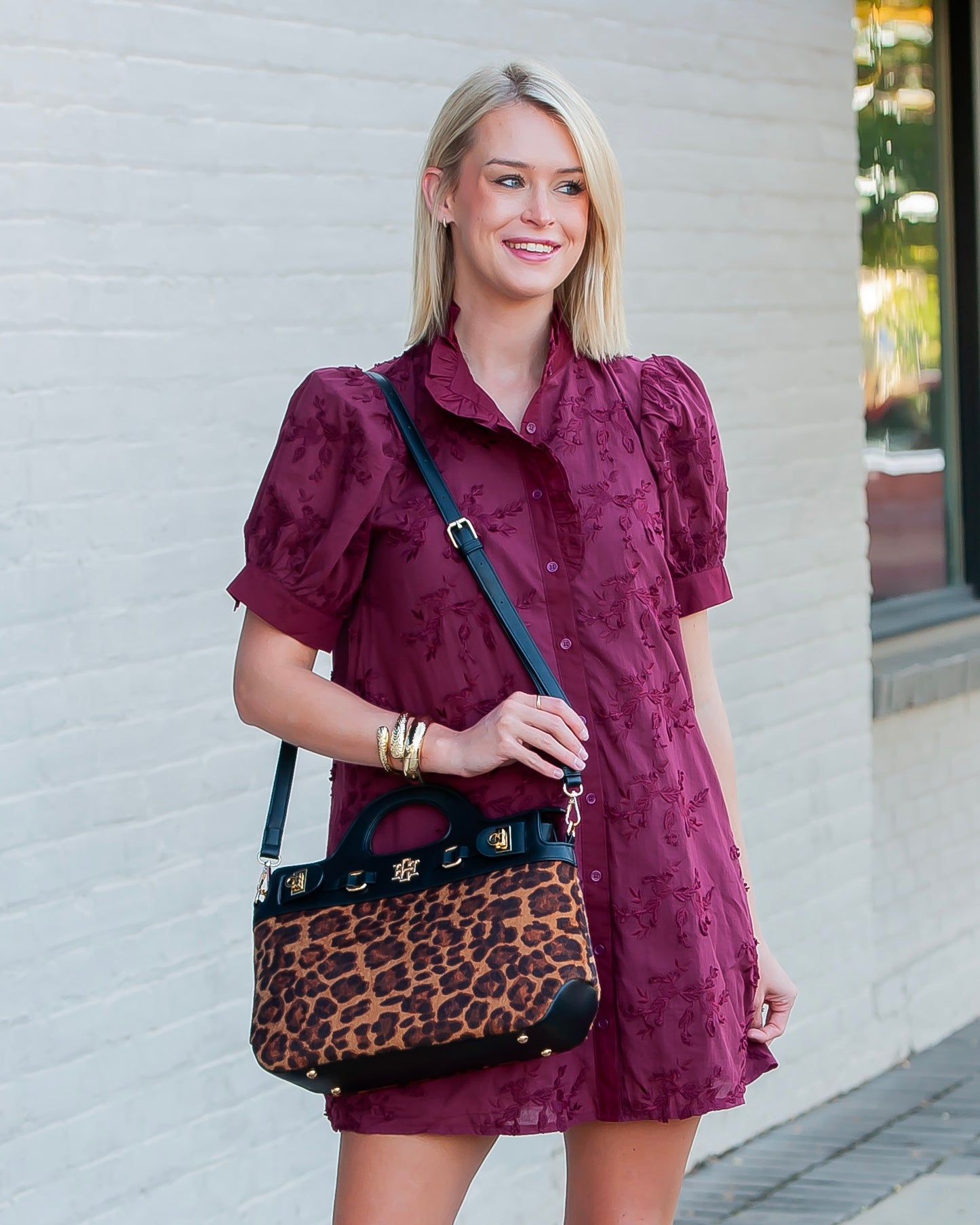 Savannah Handbag Spotted Saddle