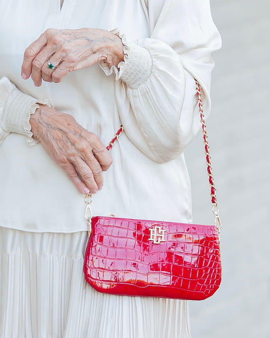 Livi Crossbody Red Patent EC