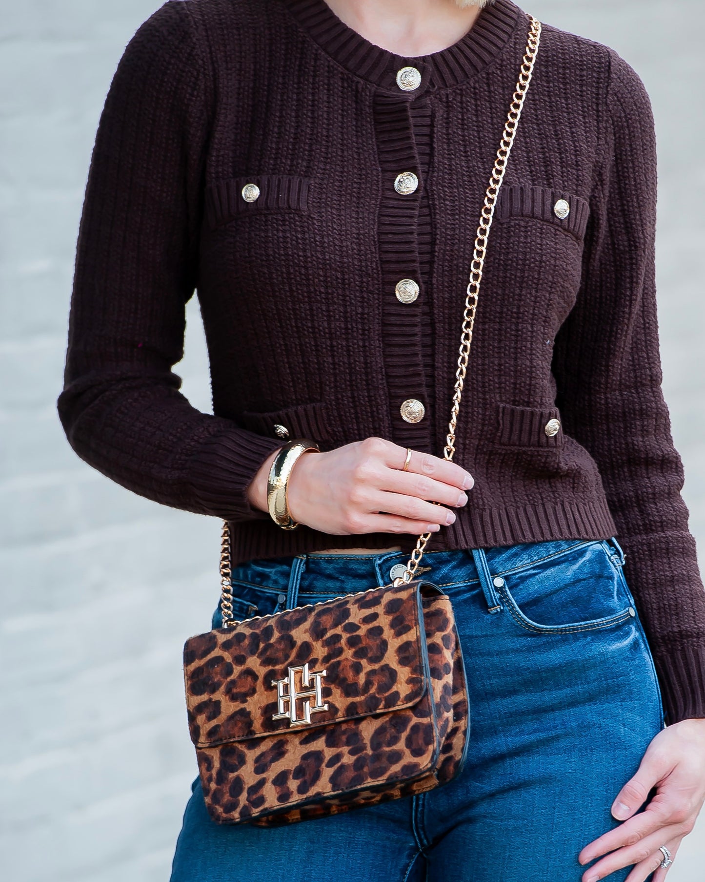 Rory Crossbody Spotted Saddle