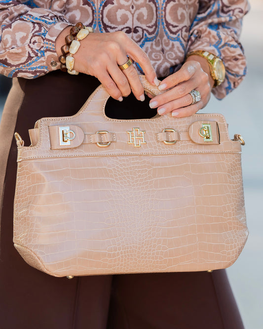 Savannah Handbag Latte EC