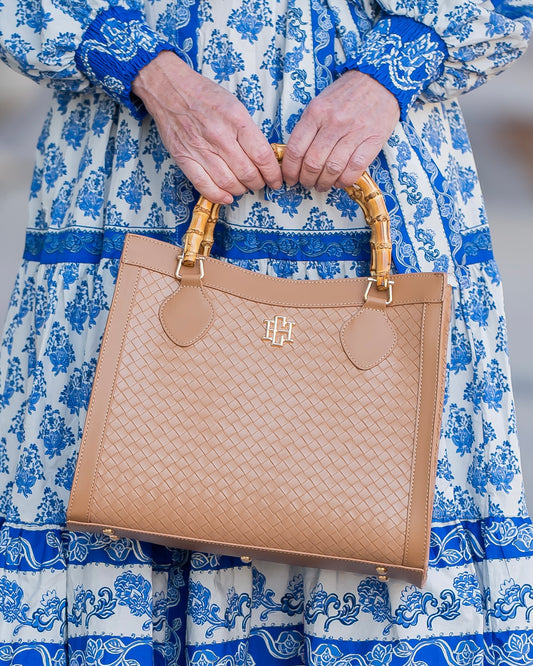 Palmer Tote Woven Tan