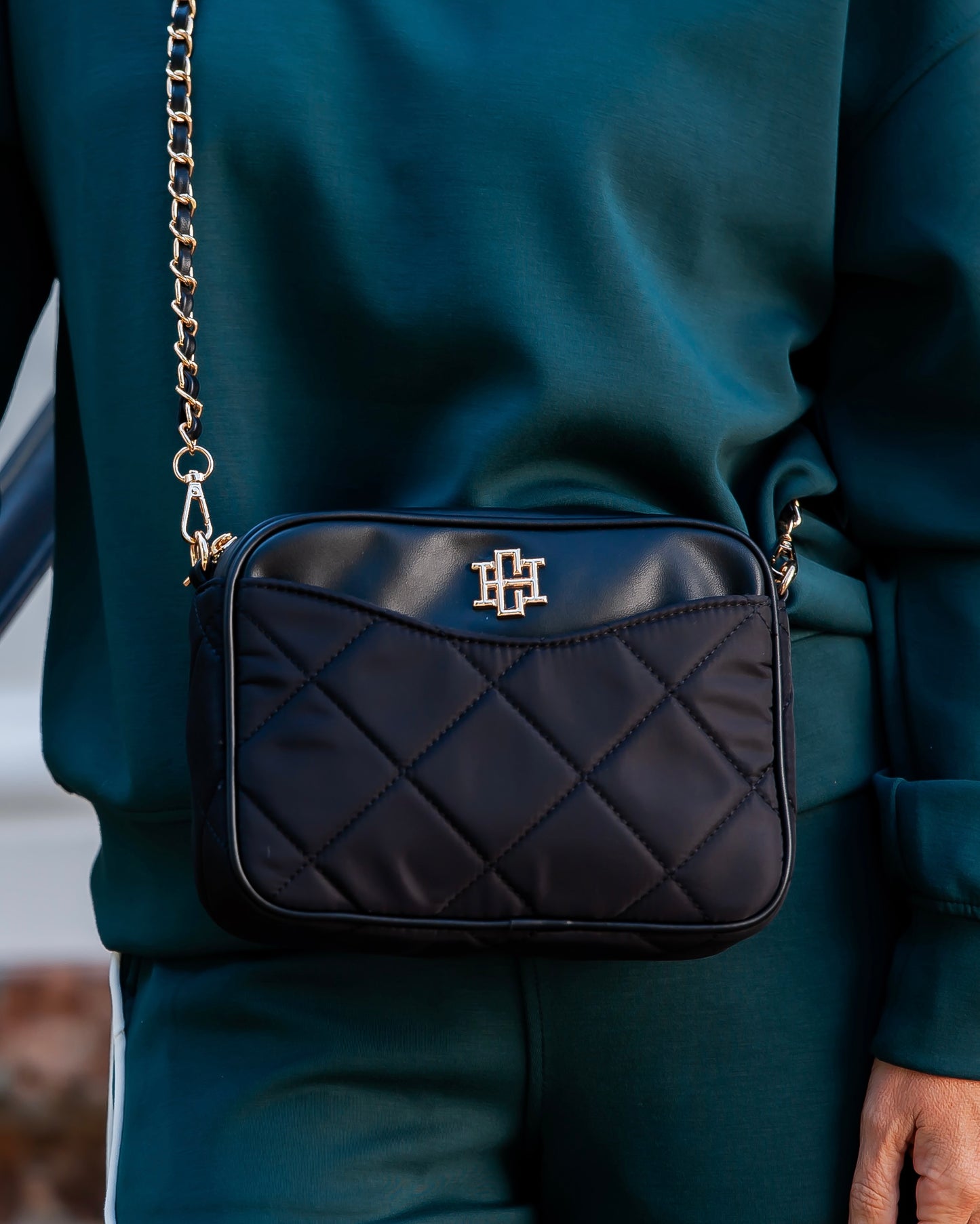 Fiona Crossbody Black Nylon