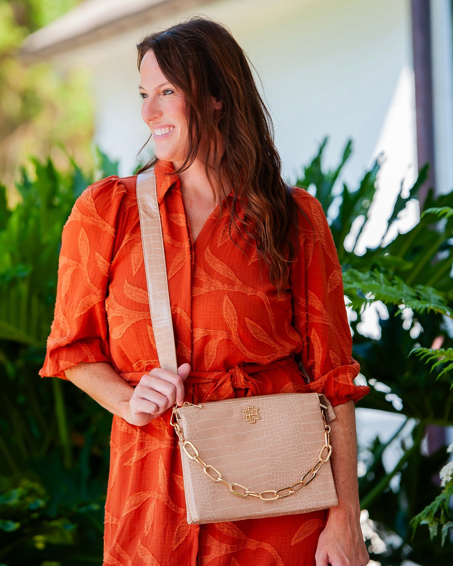 Ariana Crossbody Latte EC