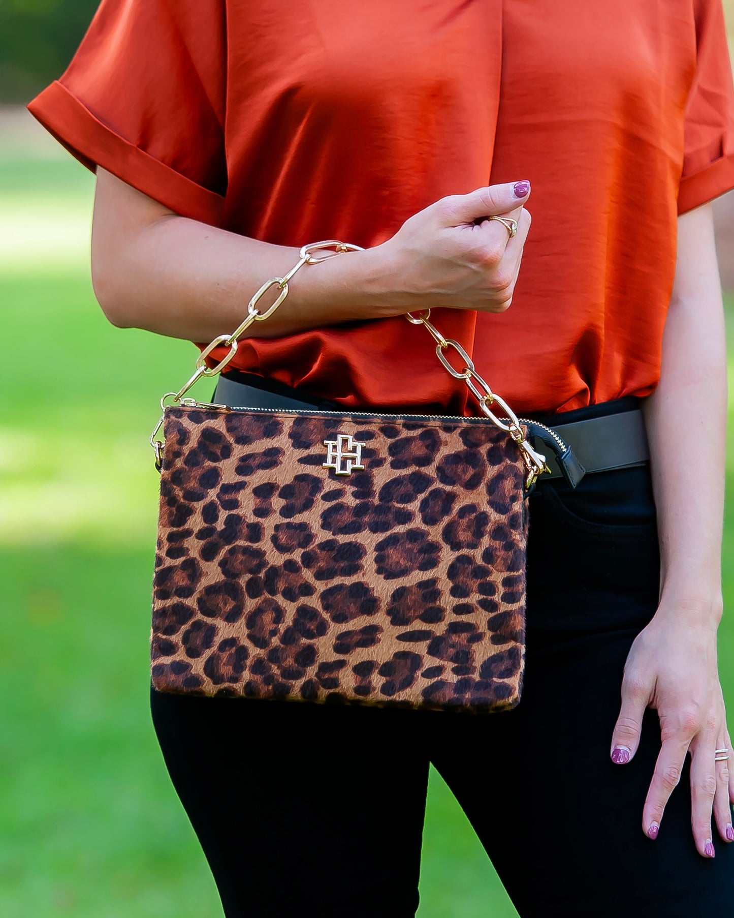 Ariana Crossbody Spotted Saddle