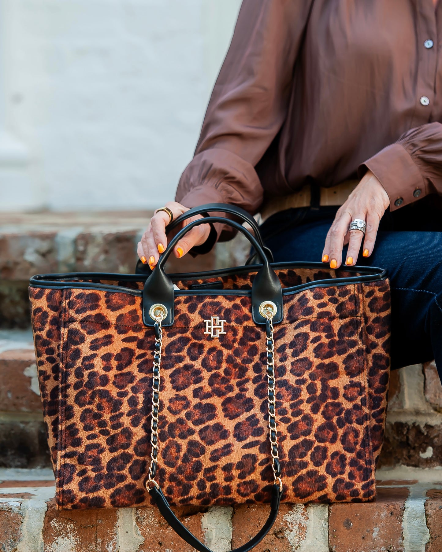 Melissa Tote Bag Spotted Saddle