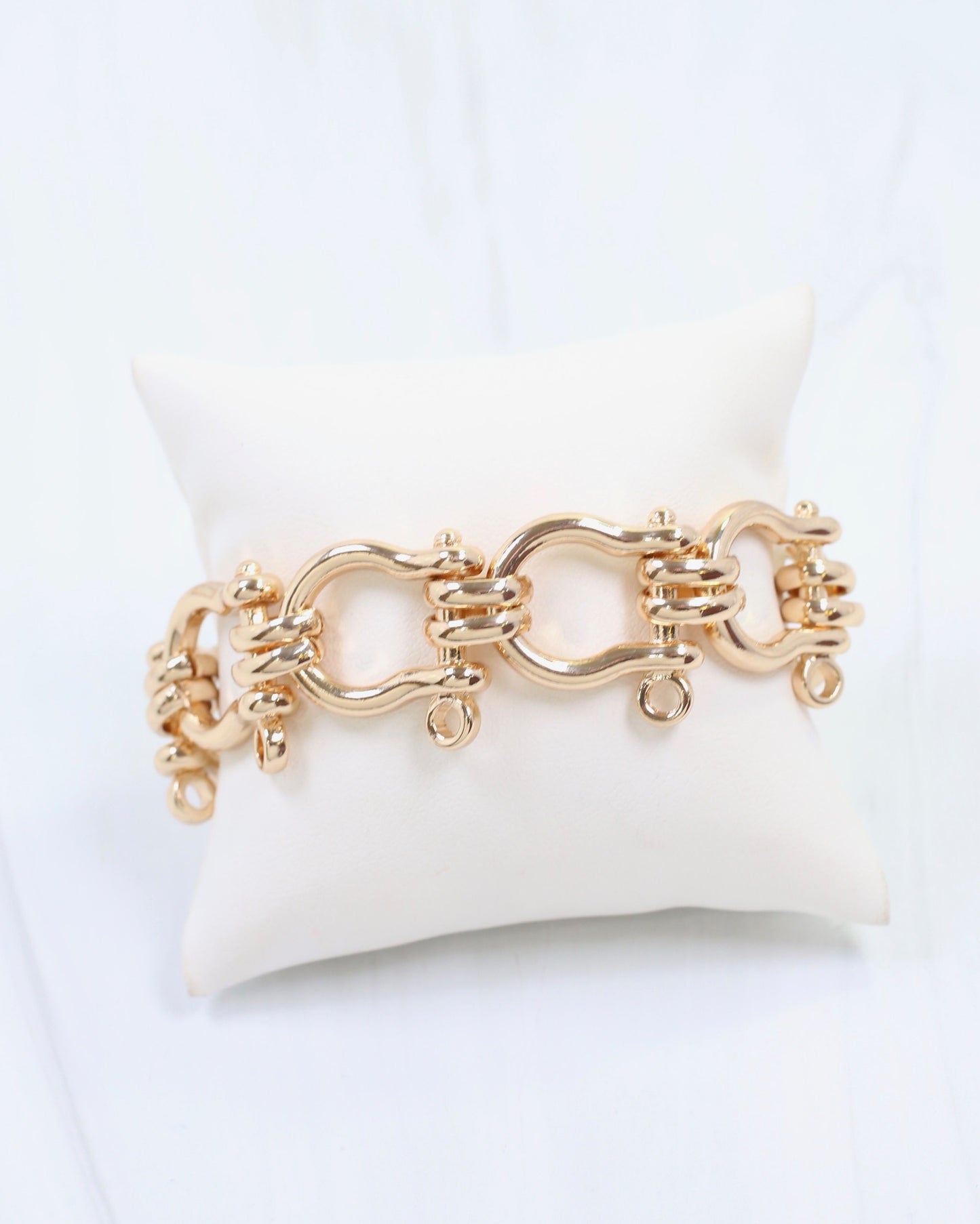 Cannady Horsebit Bracelet WR Gold
