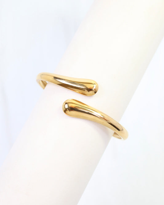 Alida Hinged Bangle Bracelet WR Gold
