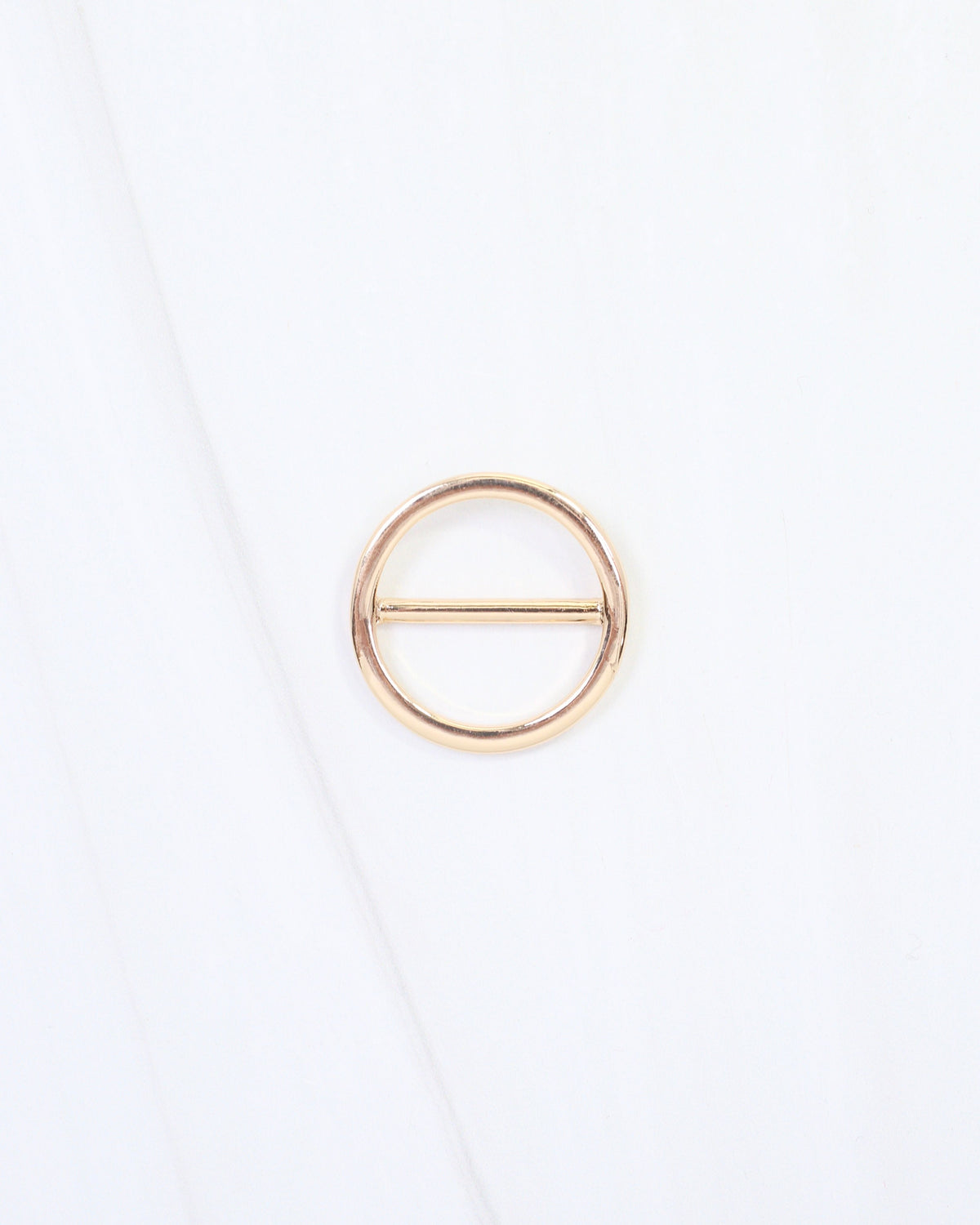 Riley Circle with Bar Scarf Slide Gold