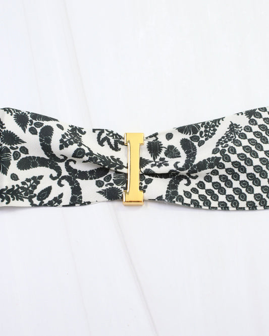 Arlett Initial Scarf Slide I Gold