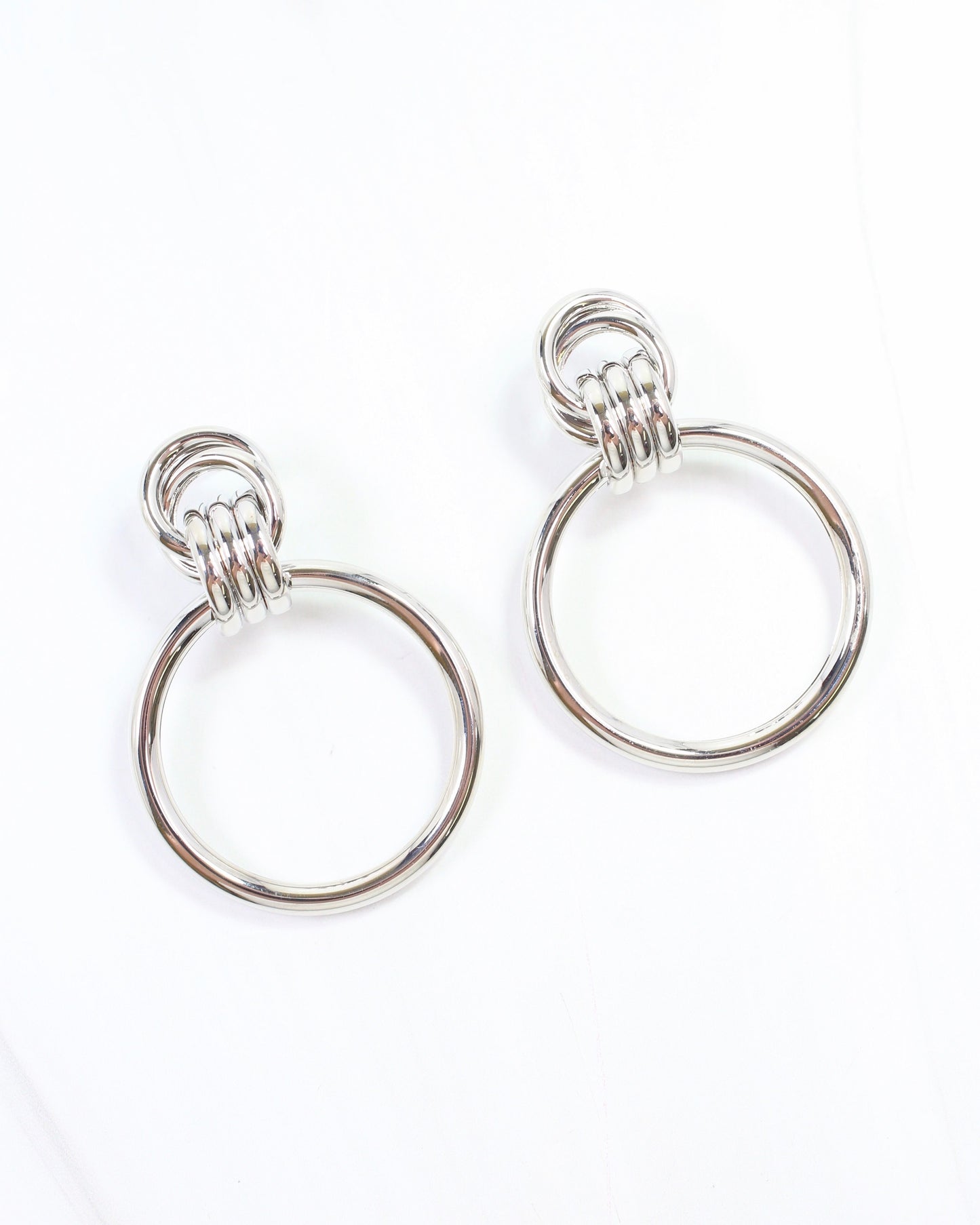 Freddie Drop Earring Silver
