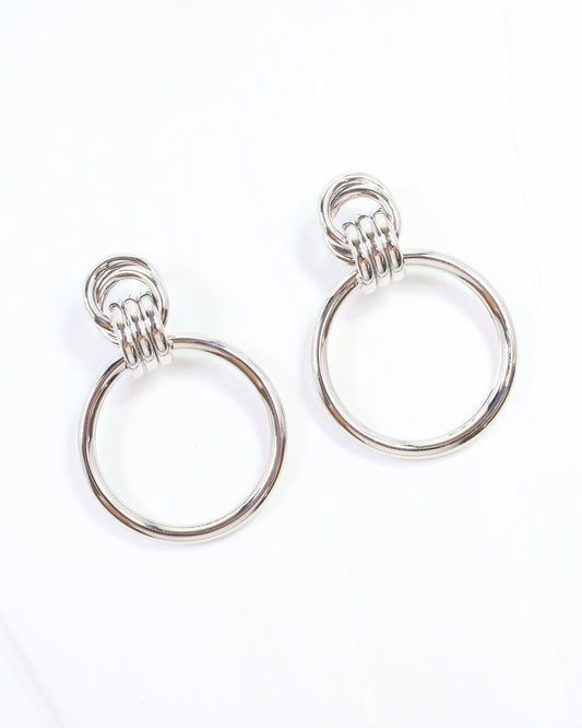 Freddie Drop Earring Silver