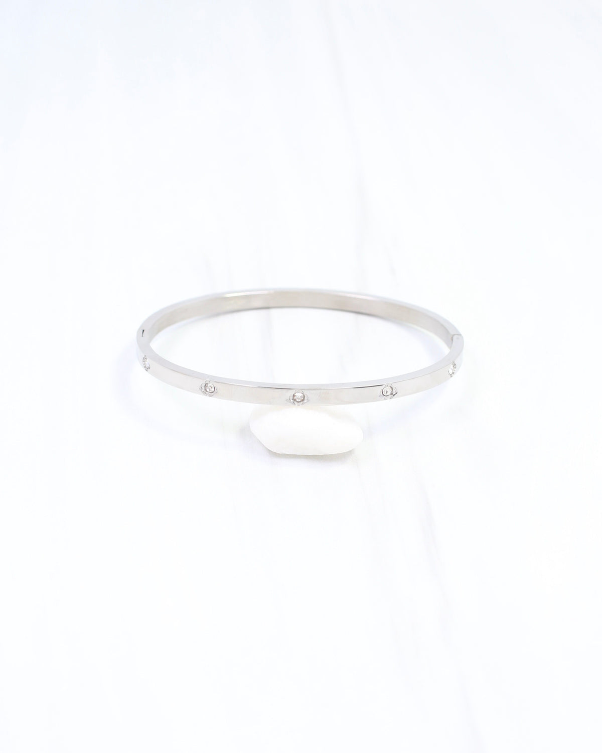 Kerry CZ Clover Bracelet WP Silver