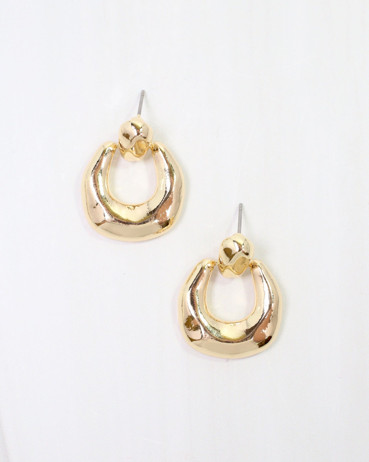Lawton Horseshoe Earring Gold