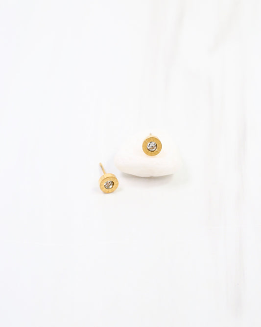 Remmy Roman Numeral Stud Earring Gold