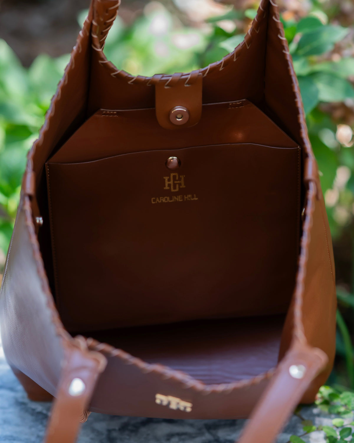 Emory Whipstitch Tote Mustard S