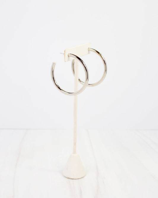 Duluth Hoop Earring Silver