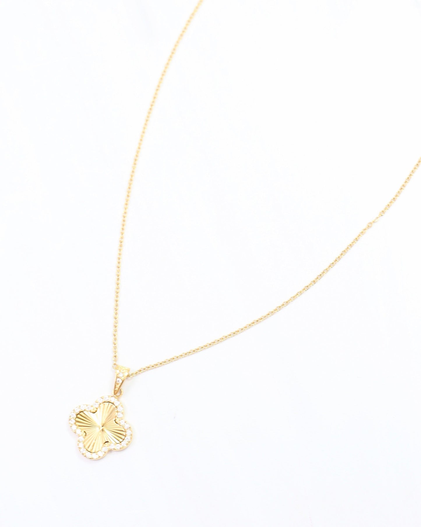 Cambridge Clover Necklace Gold