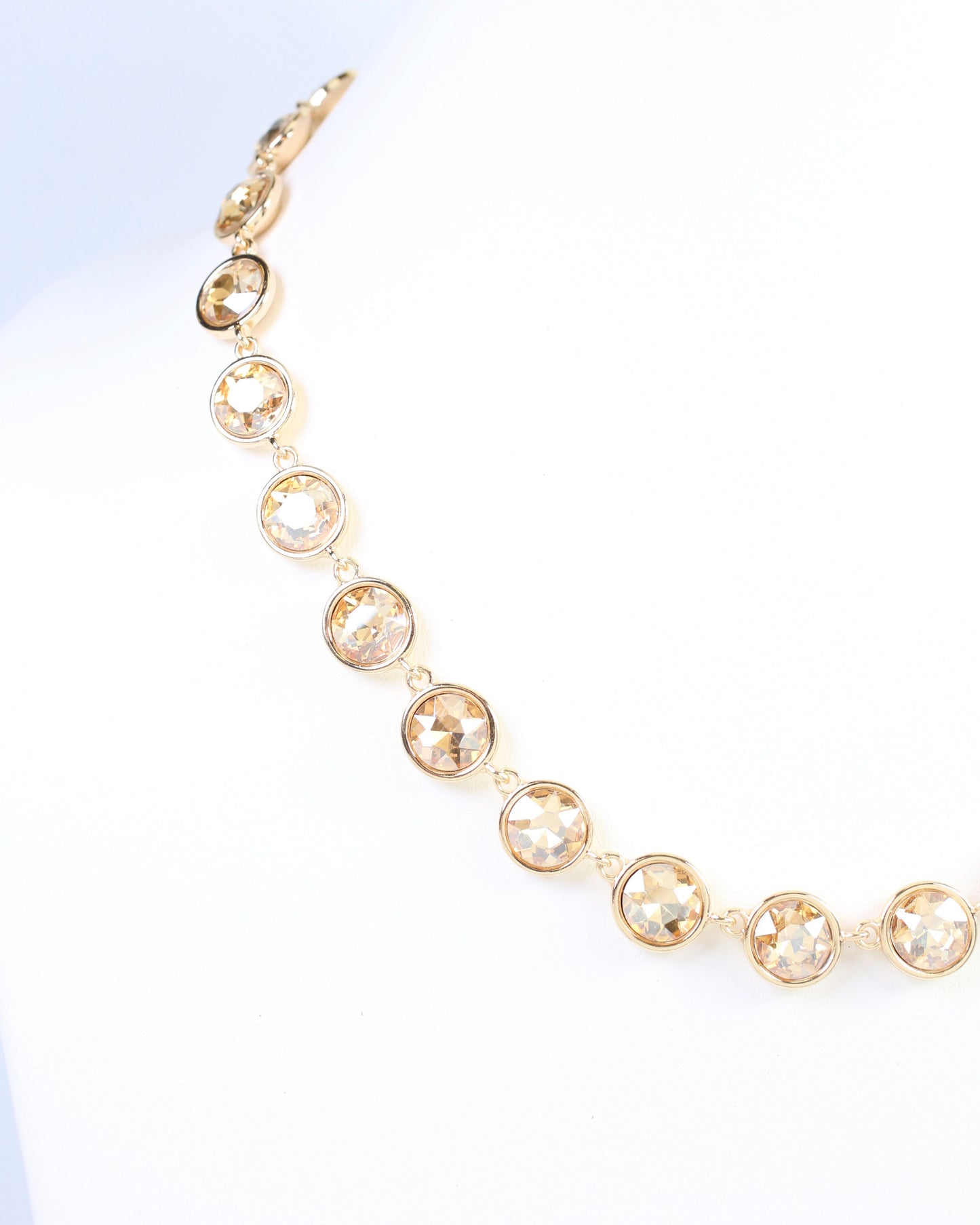 Kadis Crystal Necklace Champagne