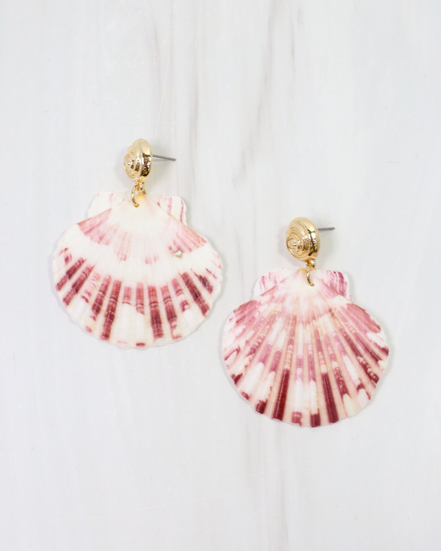 Sallisaw Shell Dangle Earring Natural