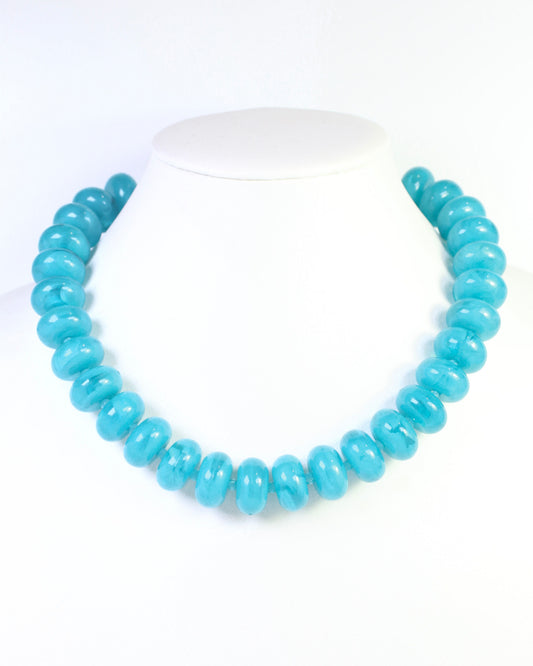 Davis Beaded Necklace Turquoise