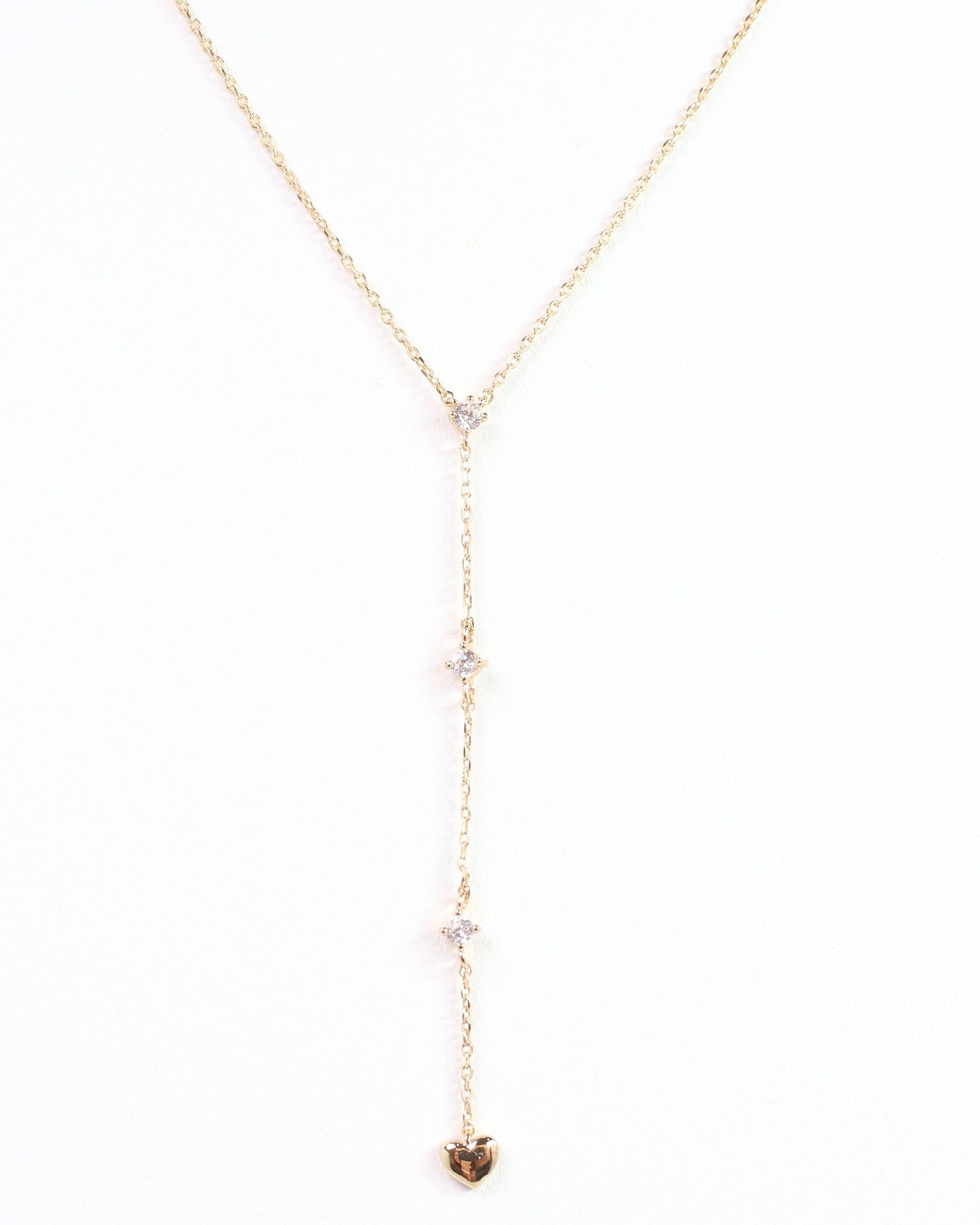 LuLu Y Necklace Gold