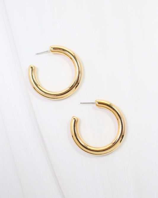 Alexandria Hoop Earring Gold