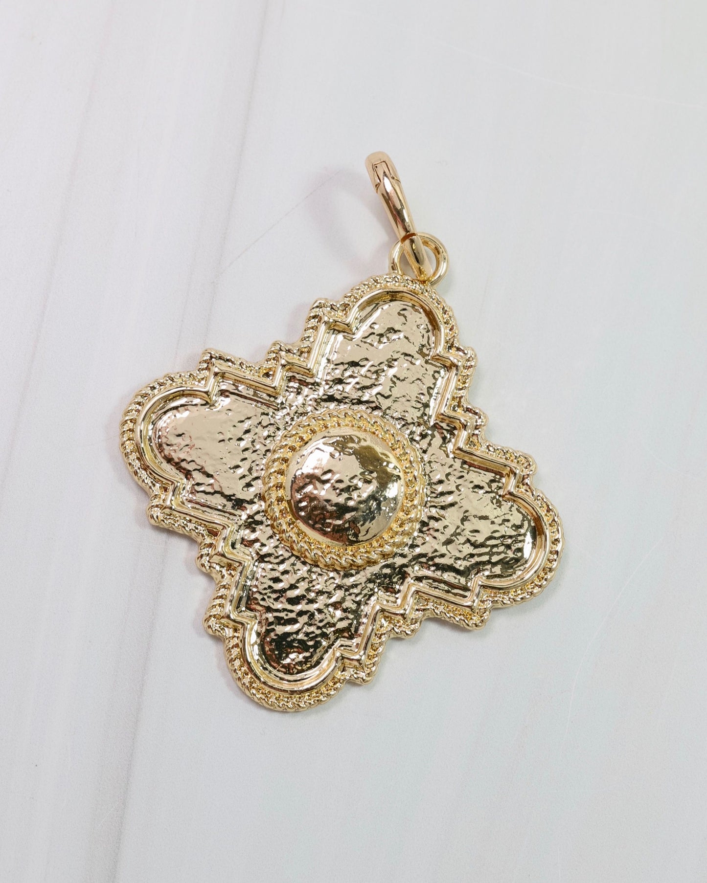 Paloma Cross Charm Gold