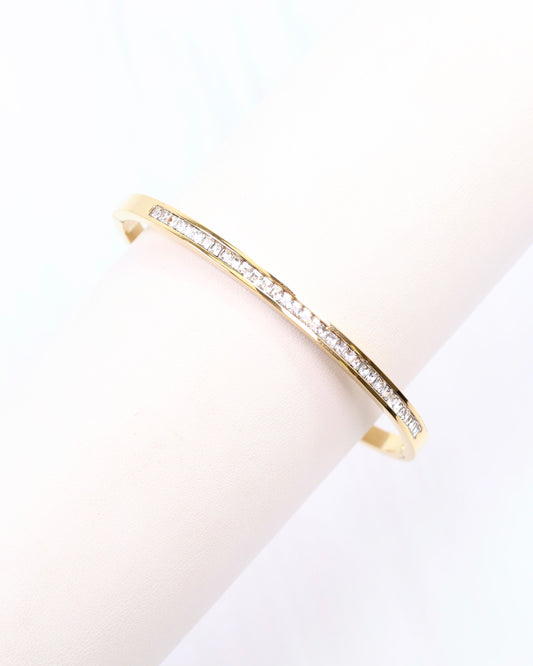 Nell Bangle Bracelet Gold