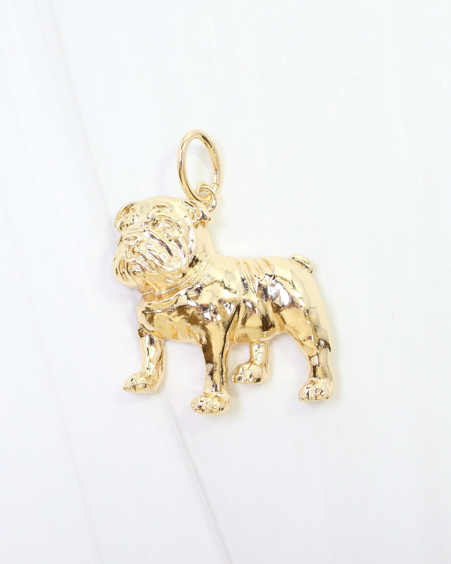 Chelsey Charm Standing Dog Gold