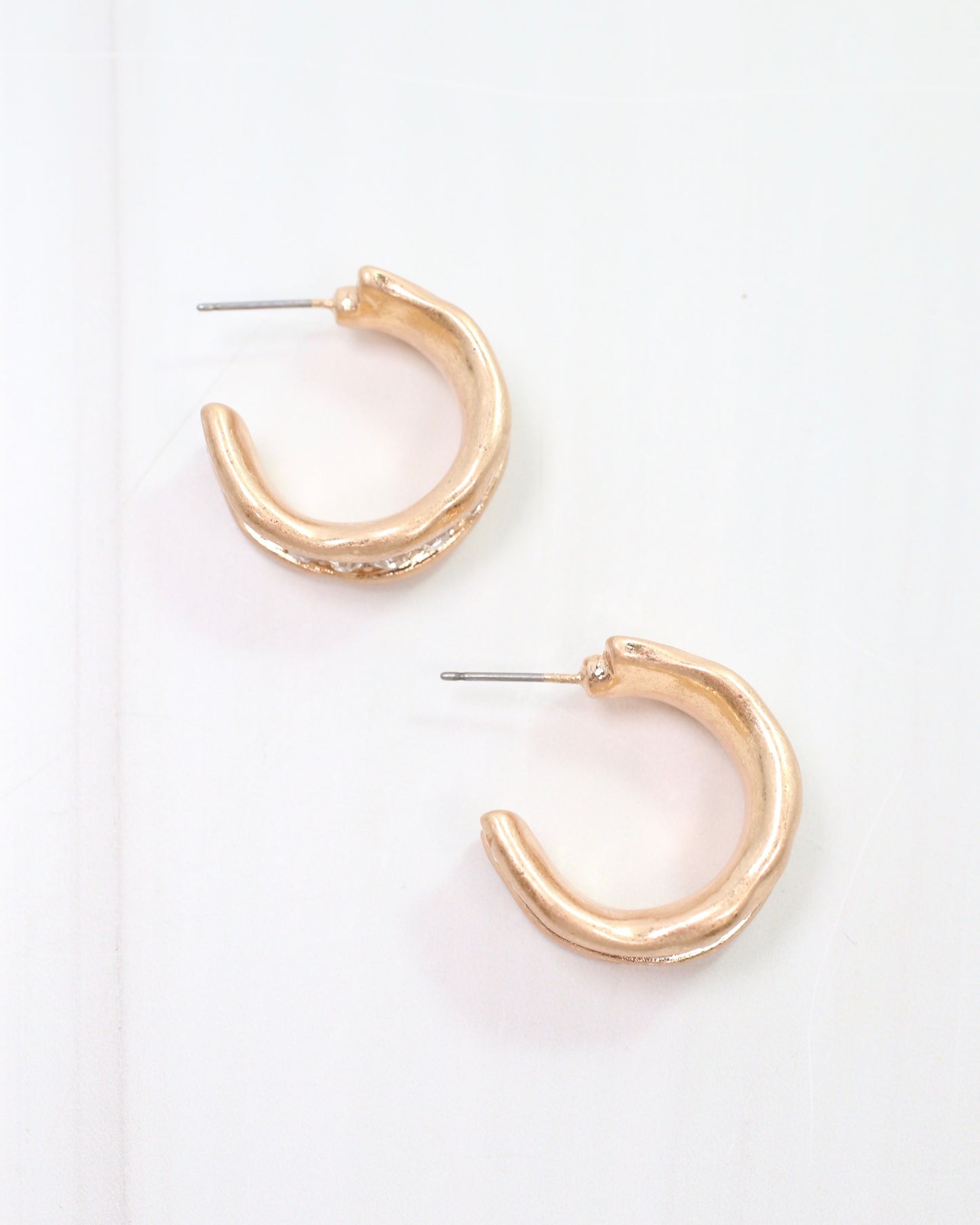 Katarina Hoop Earring Worn Gold