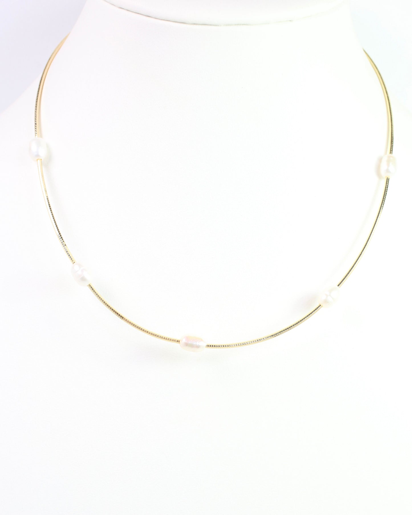 Erin Pearl Necklace WR Gold