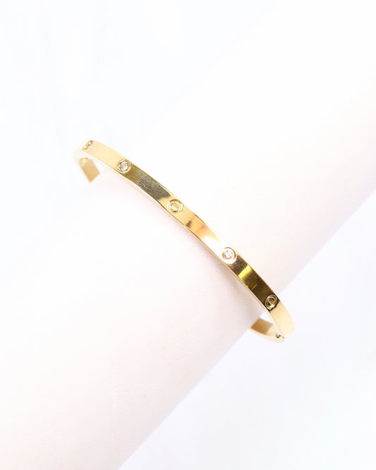 Elodie Cuff Bracelet Gold