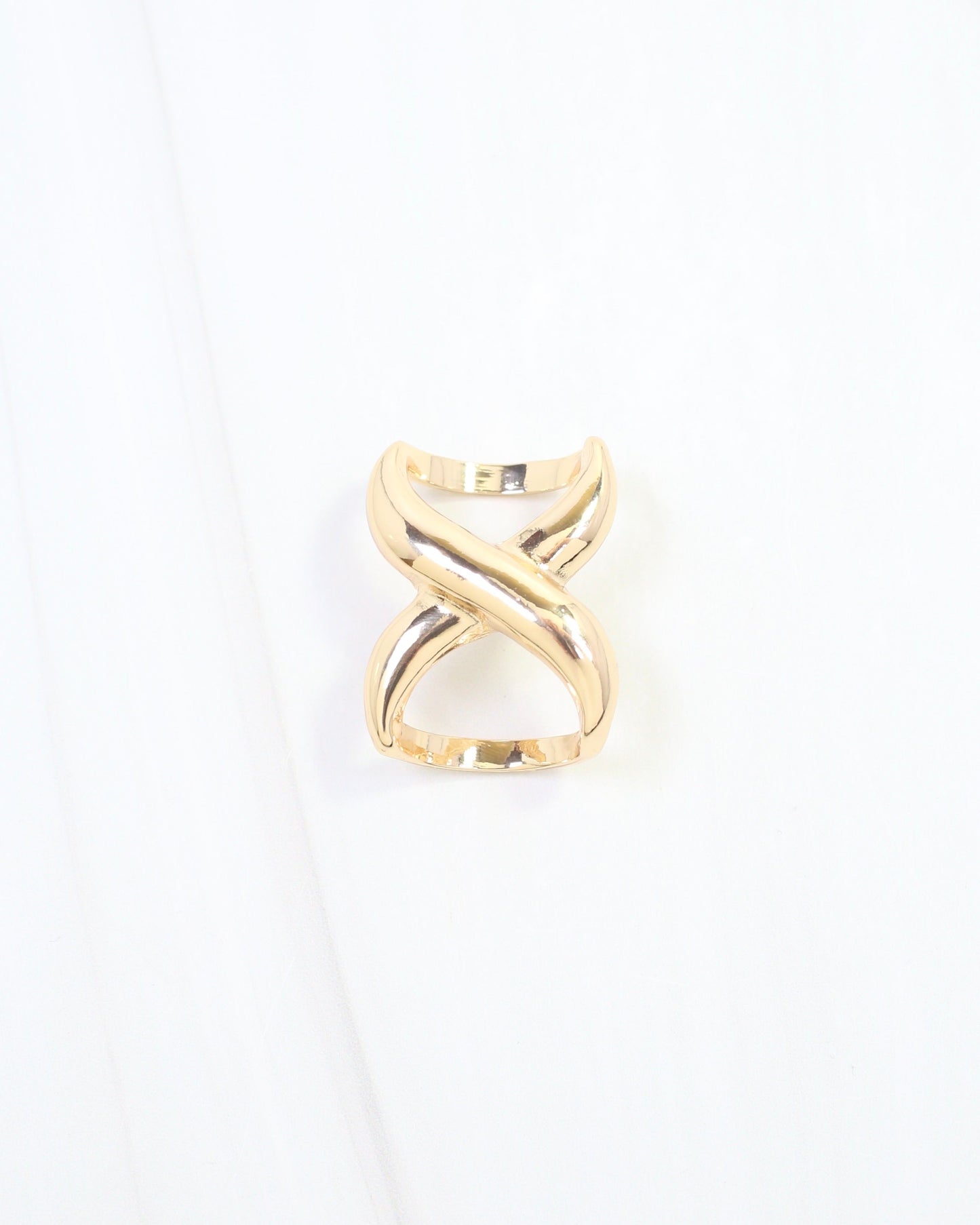 Kora Infinity Scarf Slide Gold