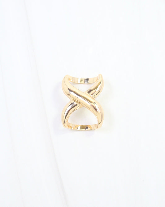 Kora Infinity Scarf Slide Gold
