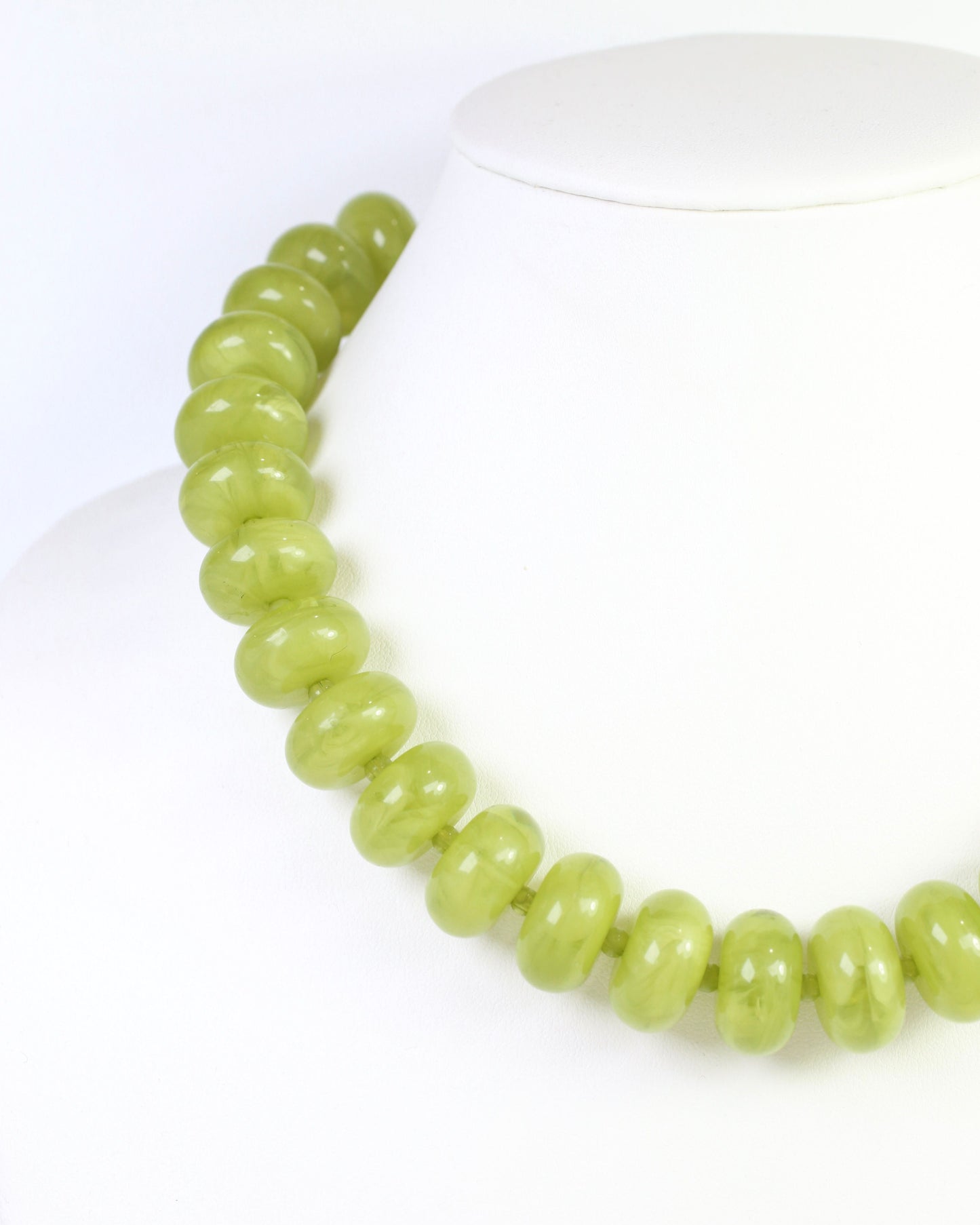 Davis Beaded Necklace Green