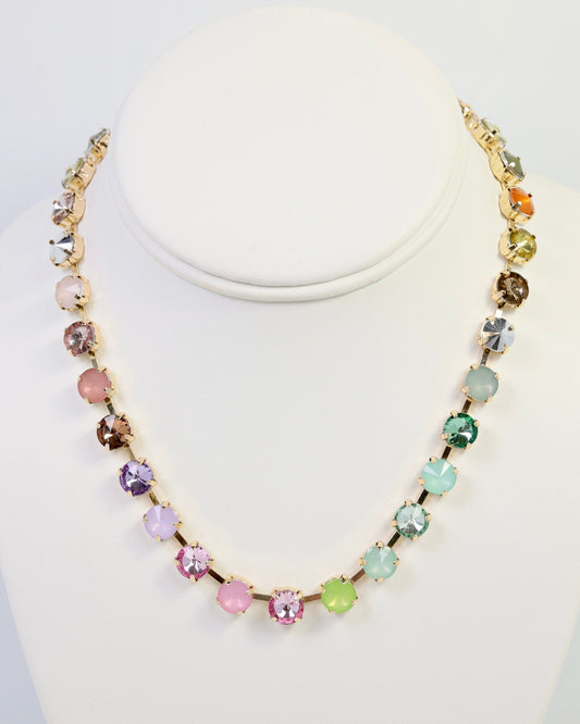 Shalimar Small  Rhinestone Necklace Light Multi