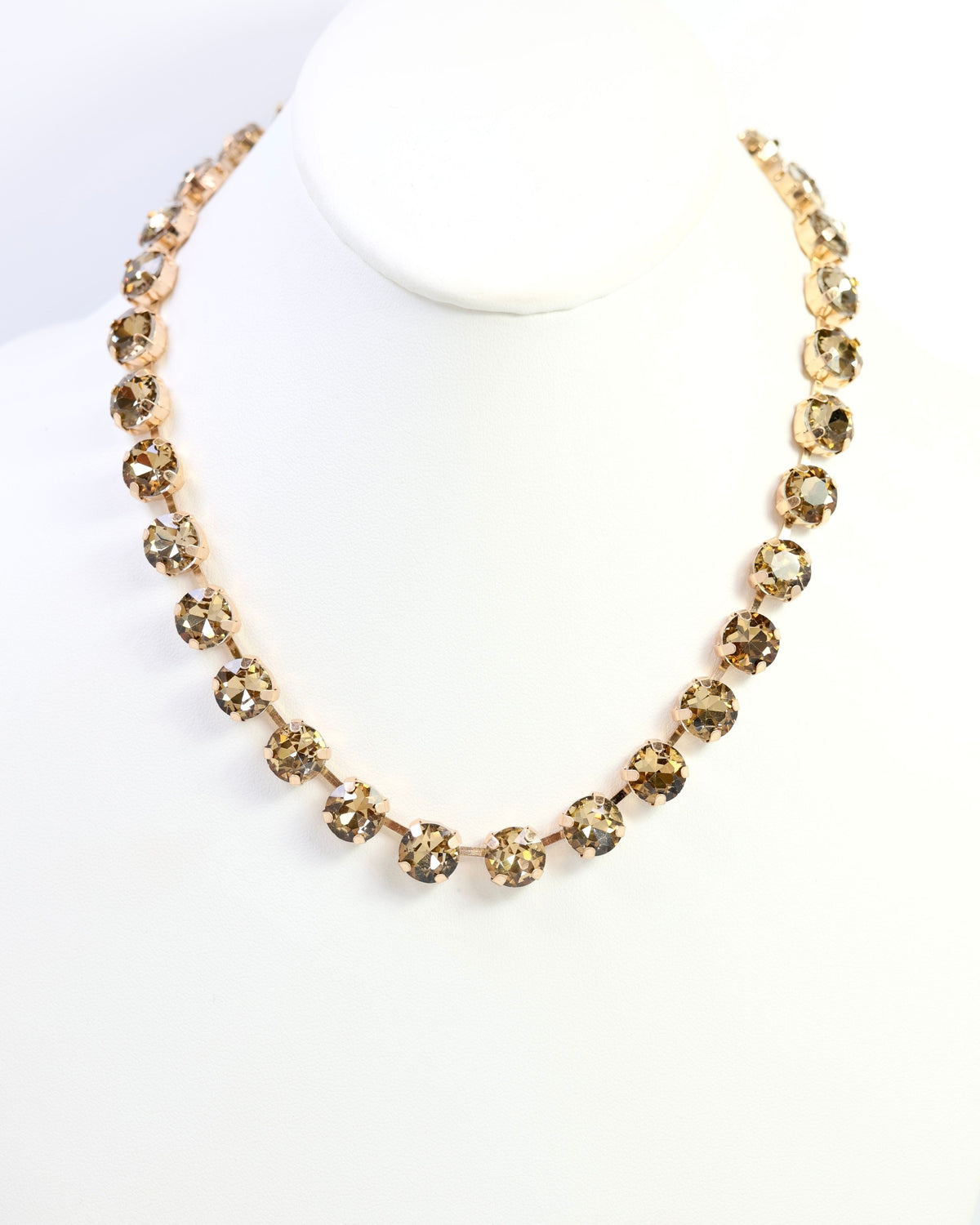 Andi Rhinestone Necklace Topaz